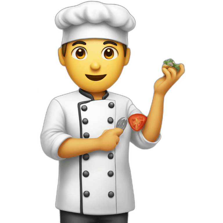 chef playing video games emoji