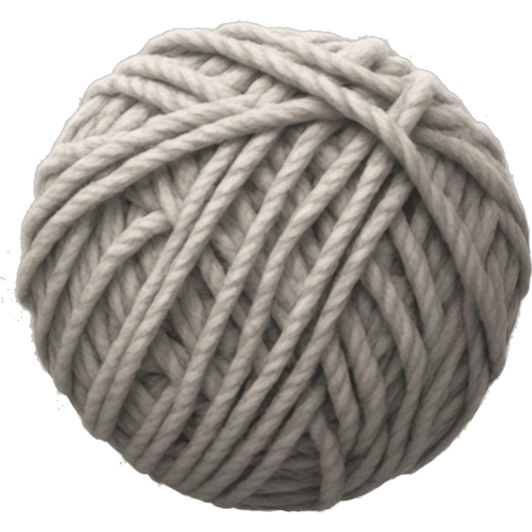 Plain Ball of yarn with a loose end emoji