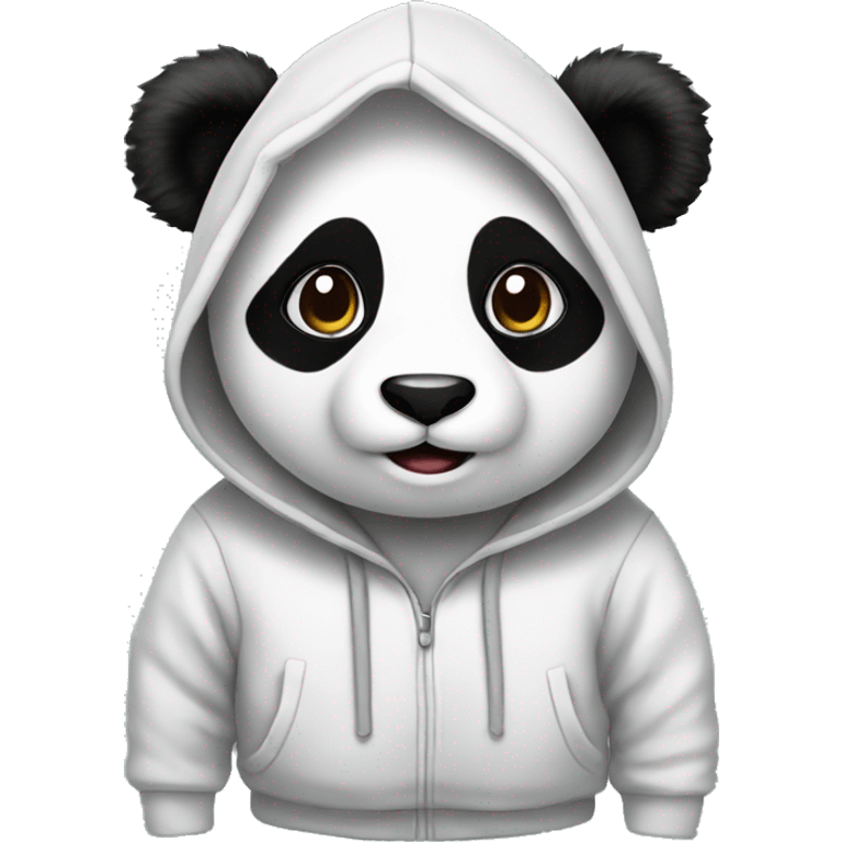 Panda mit Hoodie emoji