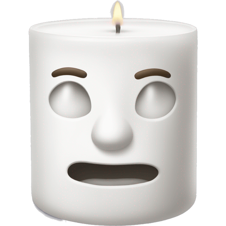 White scented candle emoji