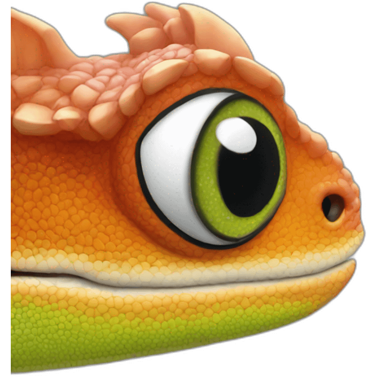 Caméléon emoji