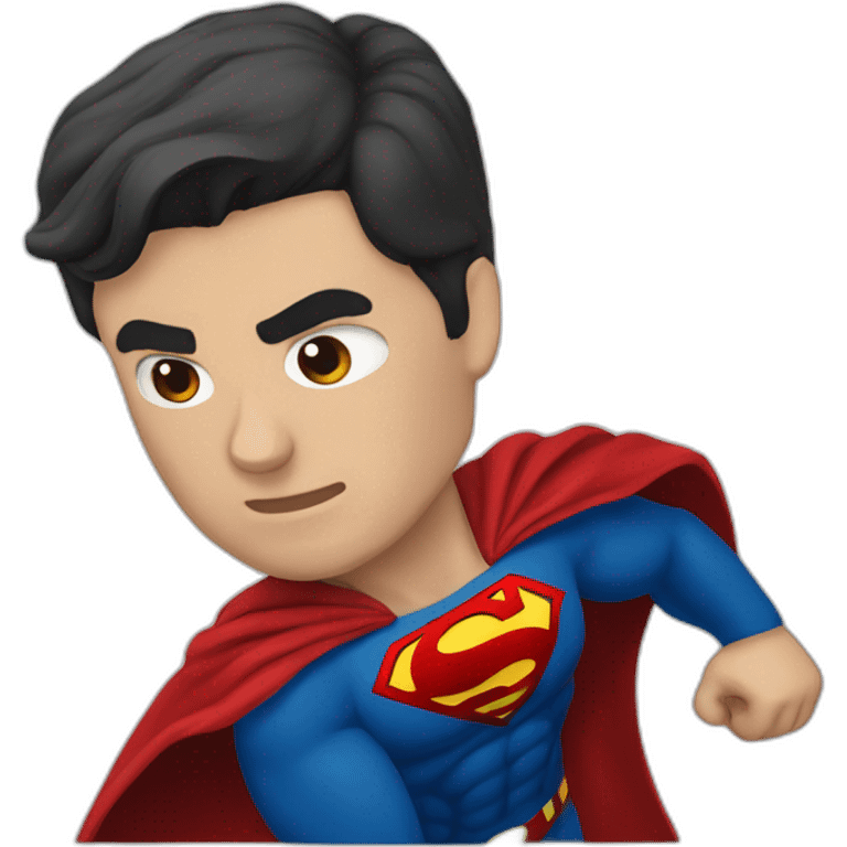 Superman con sangre emoji