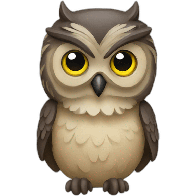 coder owl emoji