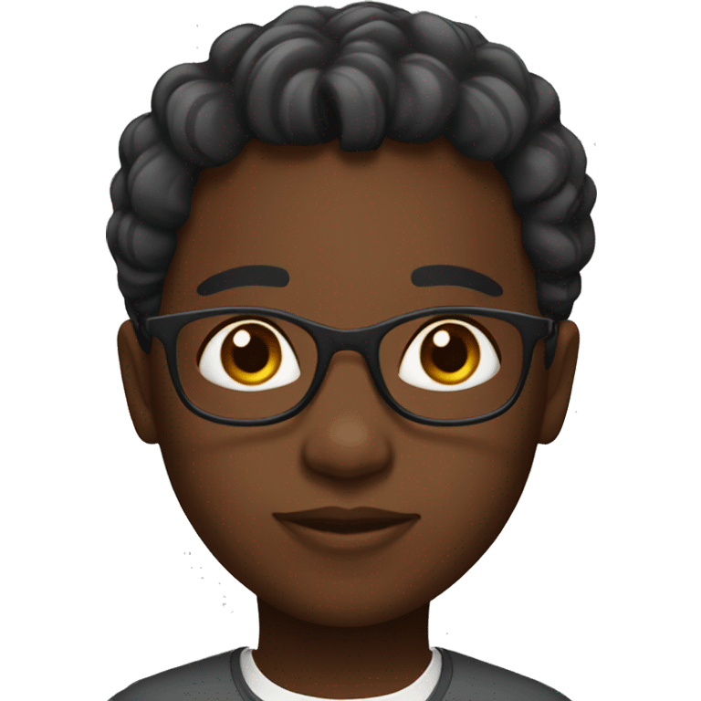  Black child therapist emoji