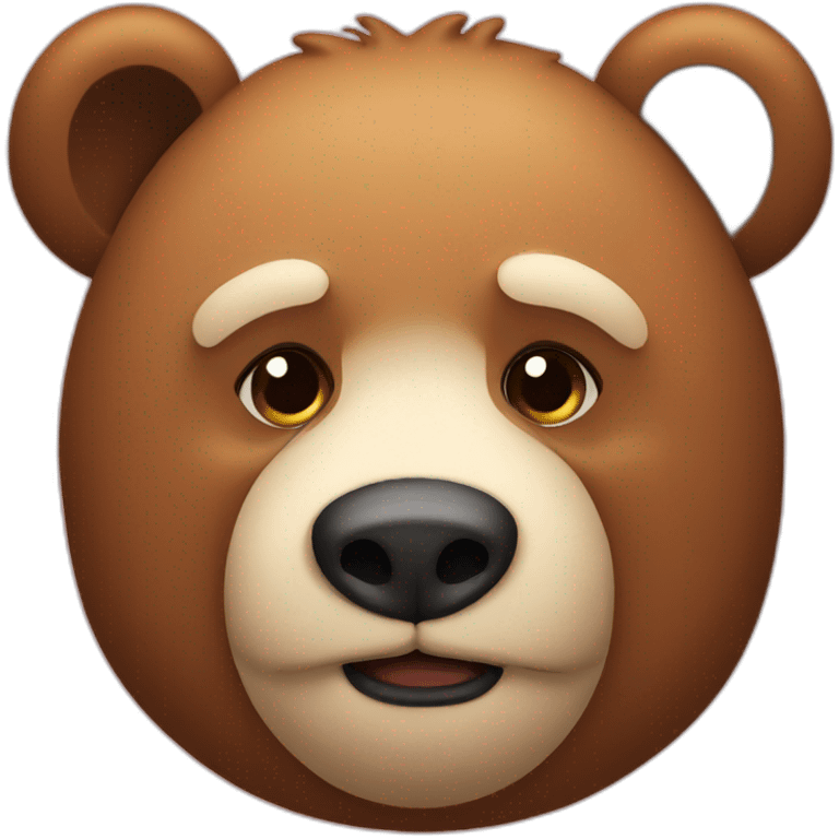 Fat bear emoji