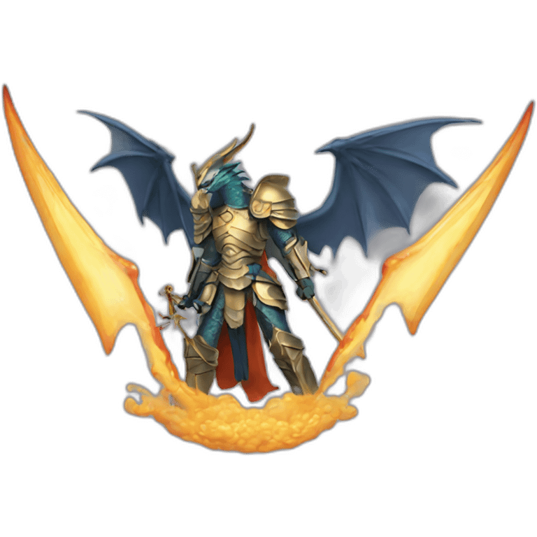 saint michael kill dragon emoji