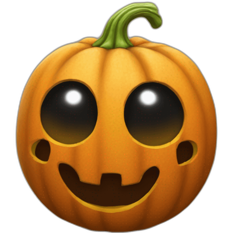 Caca sur une citrouille emoji