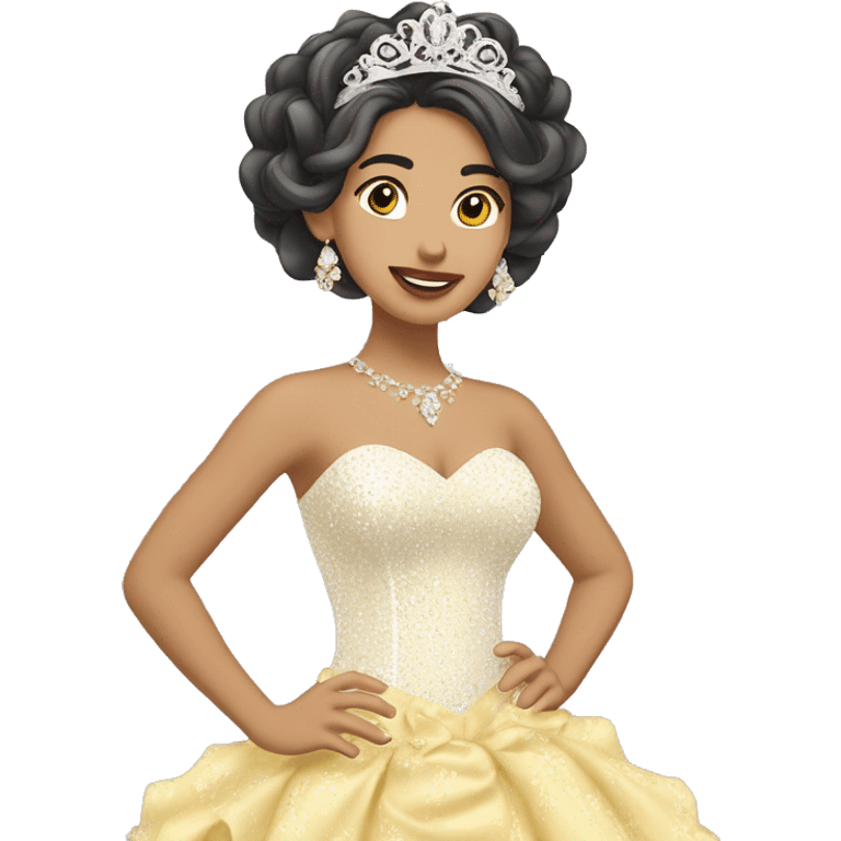 Hispanic quinceanera ￼ emoji