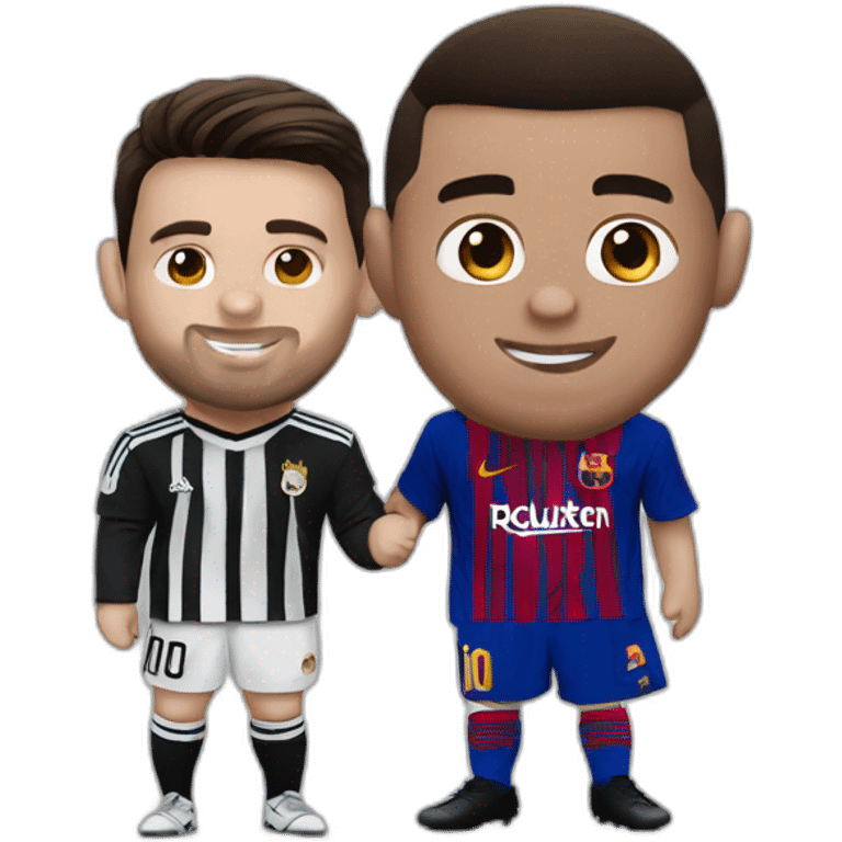 Ronaldo and messi emoji