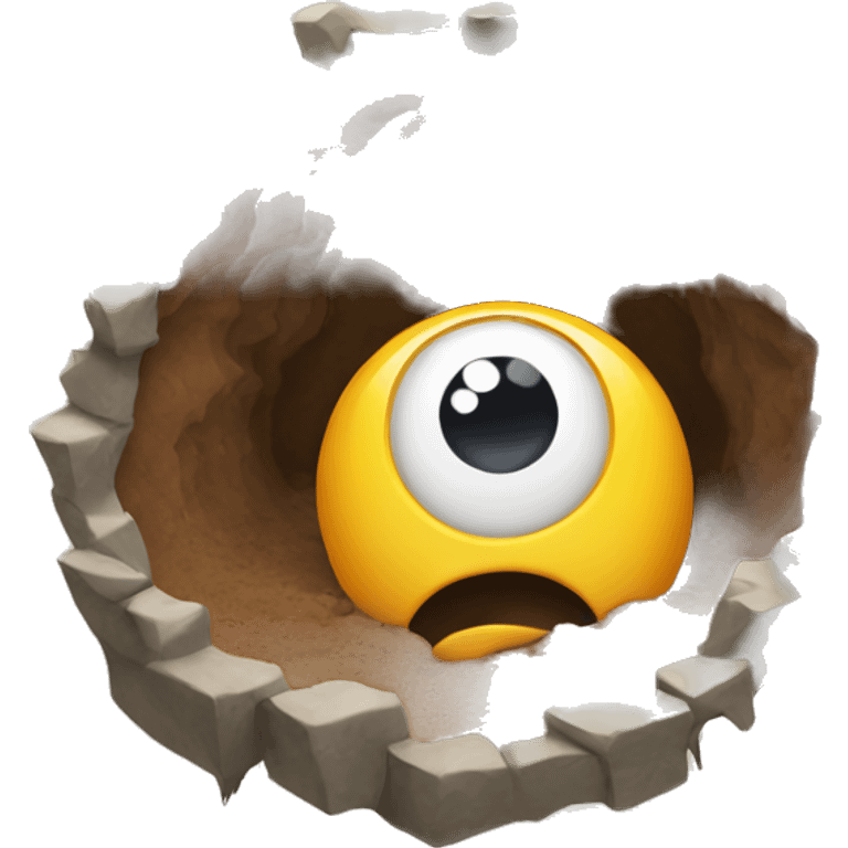 Unsettled hole  emoji