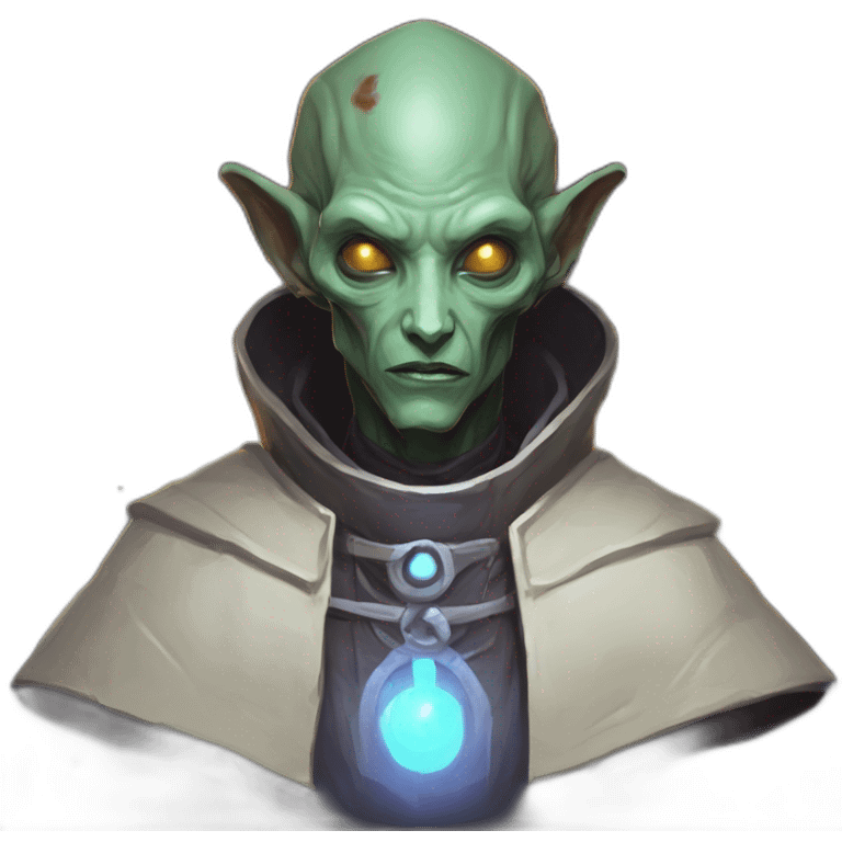 alien priest scifi roguelike rpg style inspired by slay thee spire emoji