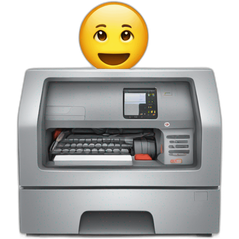 ordinateur dans une machine à laver emoji