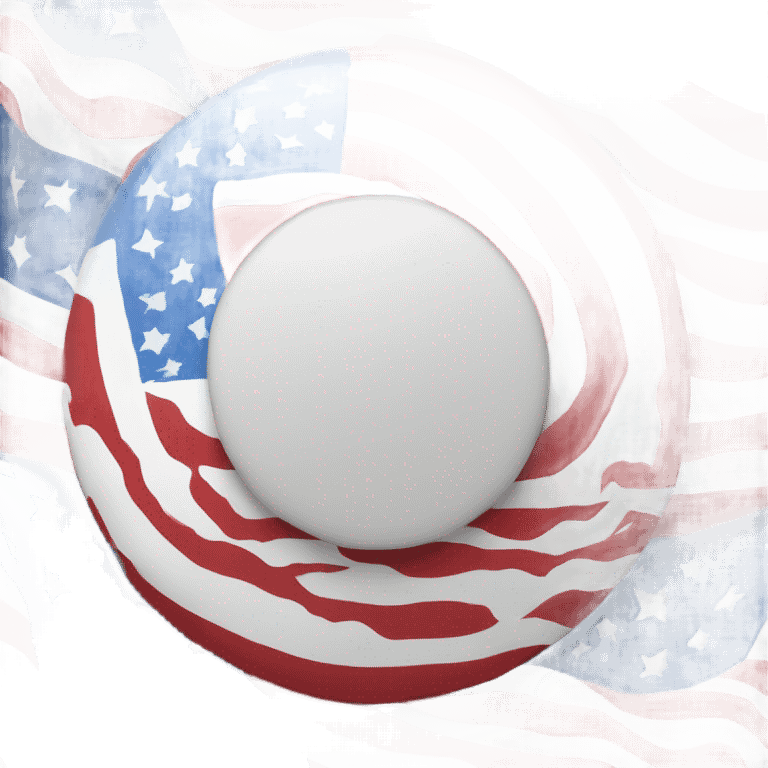 circular  USA flag  emoji