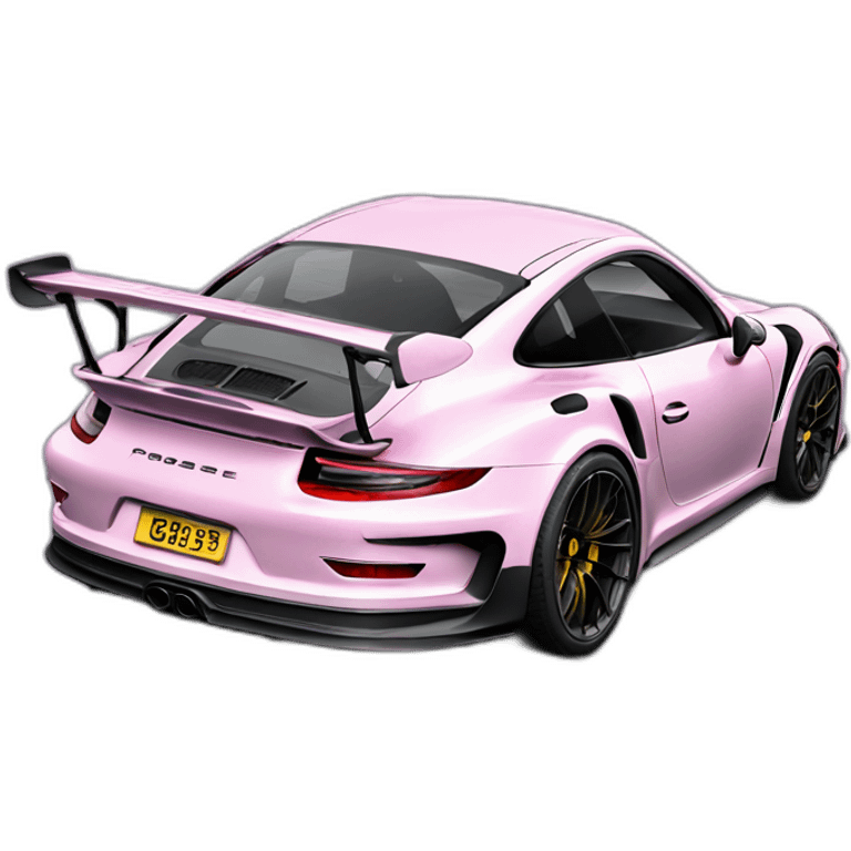 Porsche gt3rs rose emoji