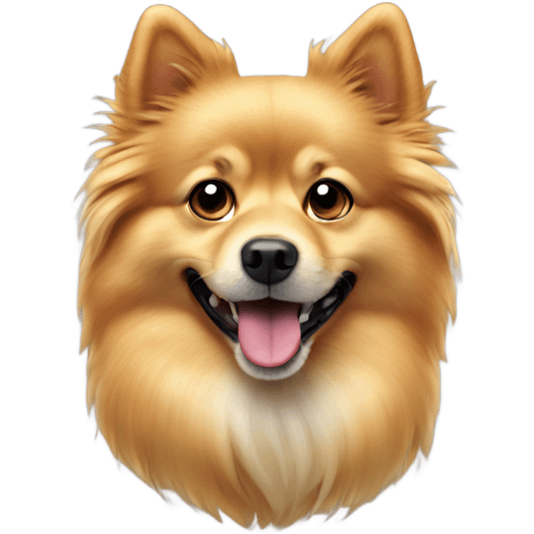 spitz dog golden emoji