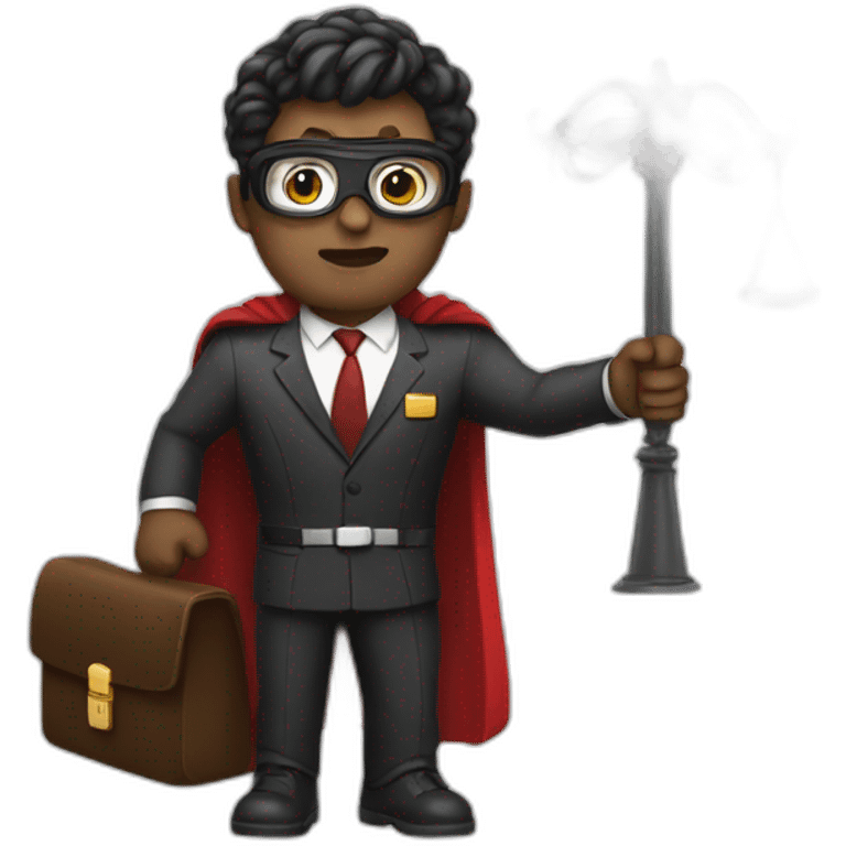 superhero lawyer emoji