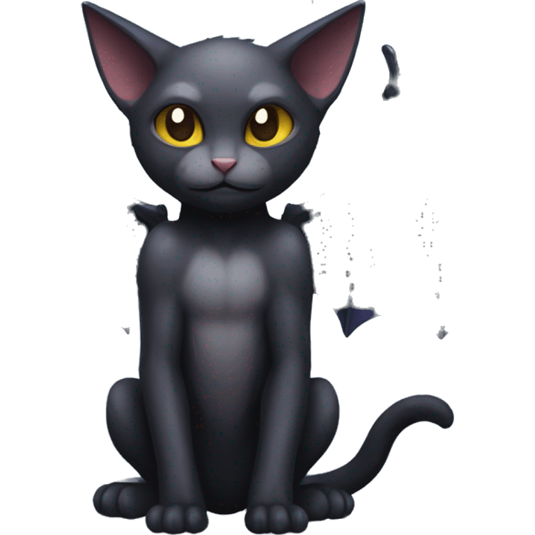 Dark-type-Psychic-type-Fakémon-Bat-Cat full body emoji