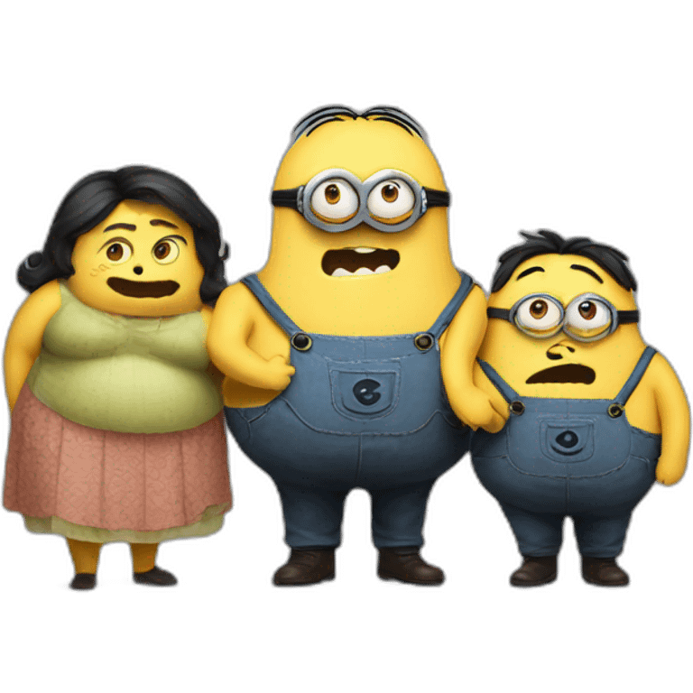 cursed fat minion family friendly emoji