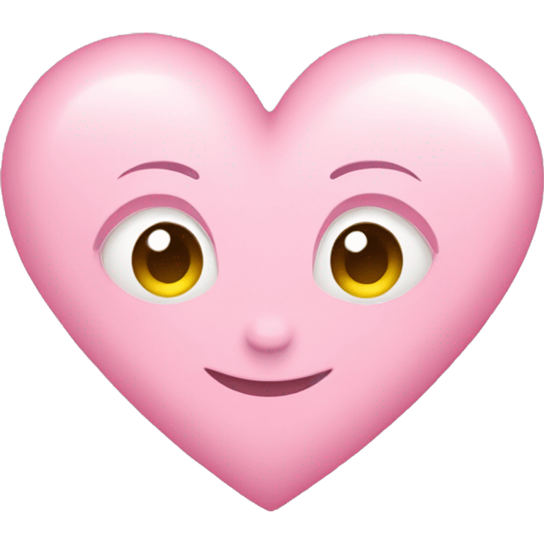 Super Light pink heart emoji