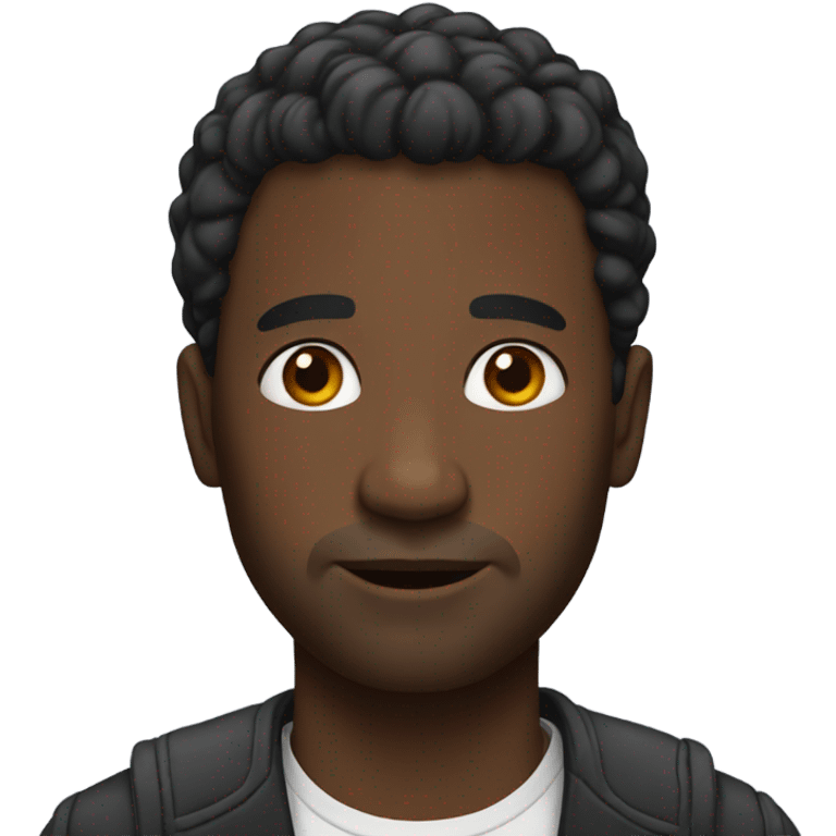 the black man emoji