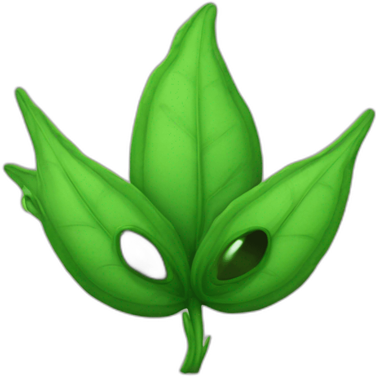 alien weed emoji