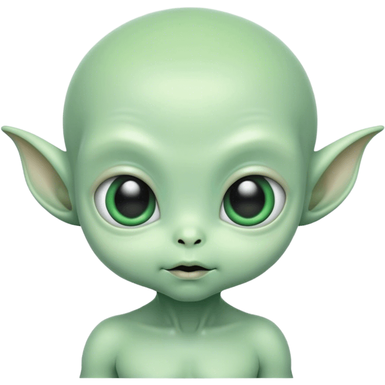 cute baby alien emoji