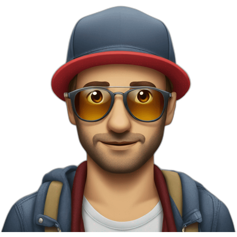 Berlin hipster red bull emoji