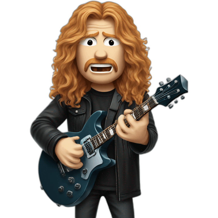 Dave mustaine singing emoji