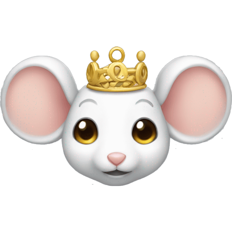 Mouse with angel ring on head emoji