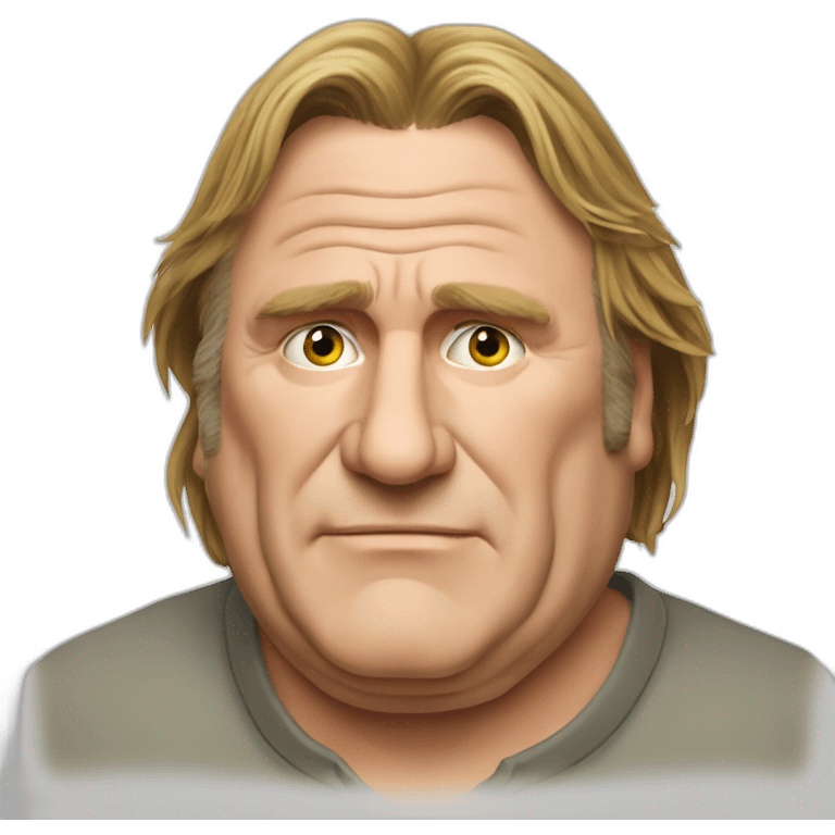 Gères Depardieu qui joui emoji