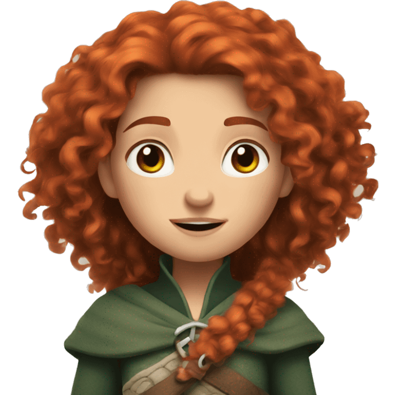 Merida from Brave  emoji