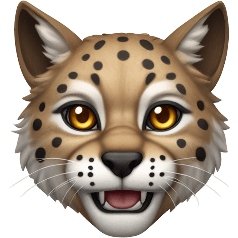 mean bobcat emoji