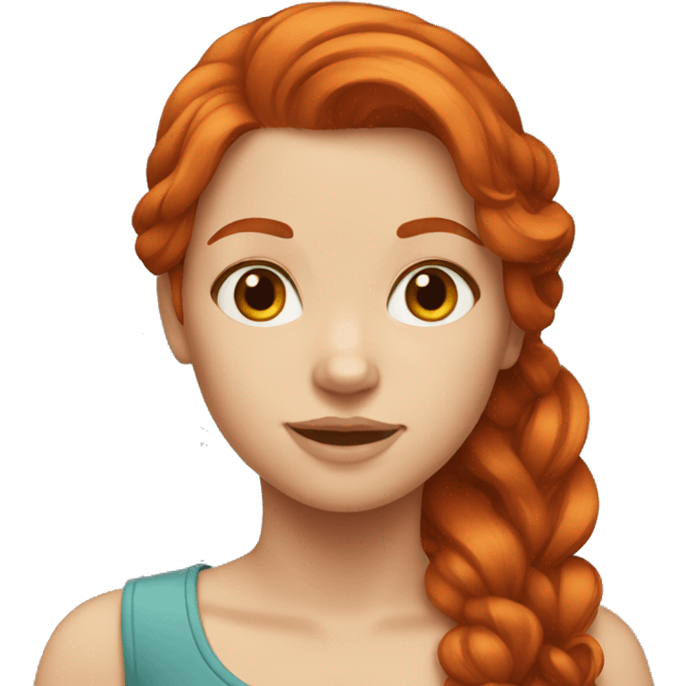 redhead girl emoji