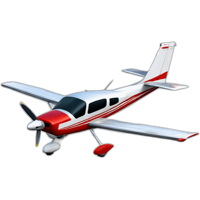 cessna modelo 206 colorido emoji