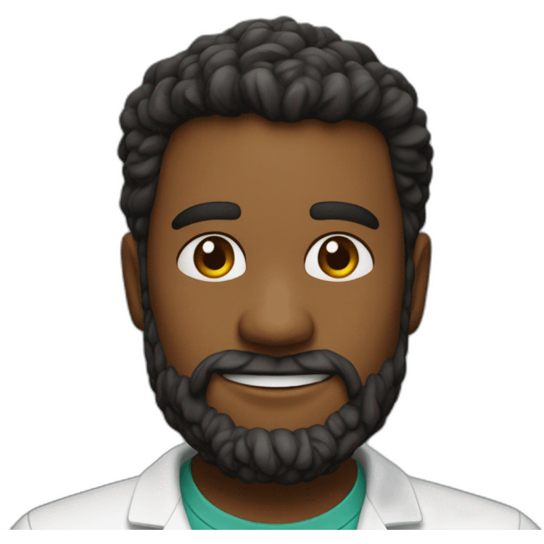 médico maluco-36-anos, -pele-branca,-sem-barba emoji