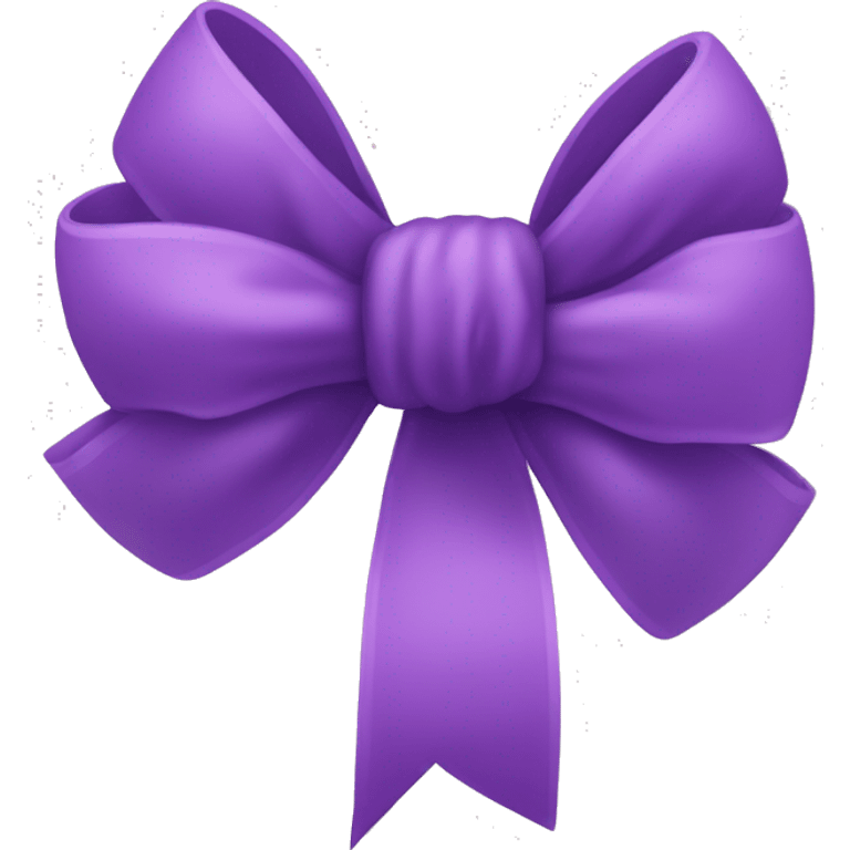 Baby purple bow emoji