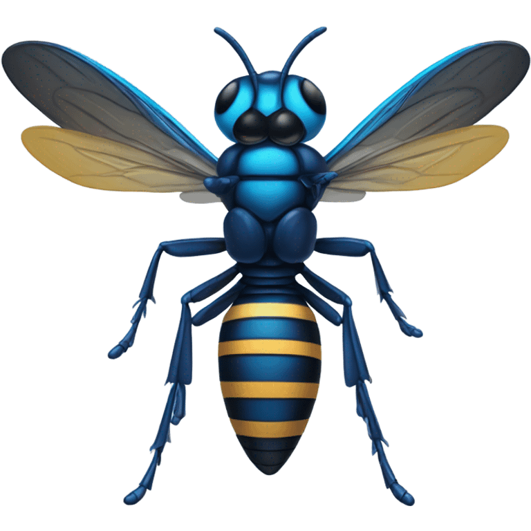 Blue hornet  emoji