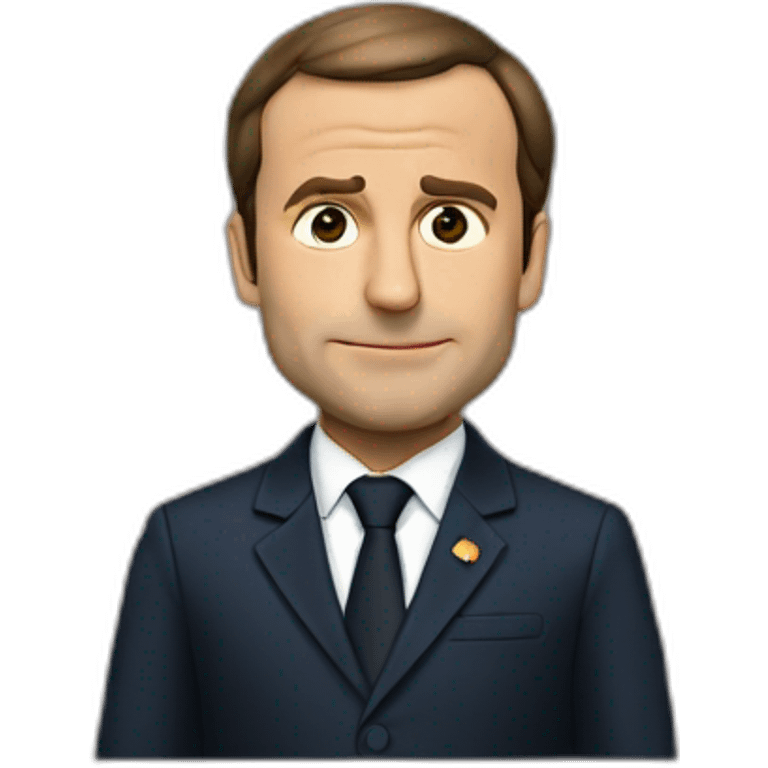 Macron démission emoji