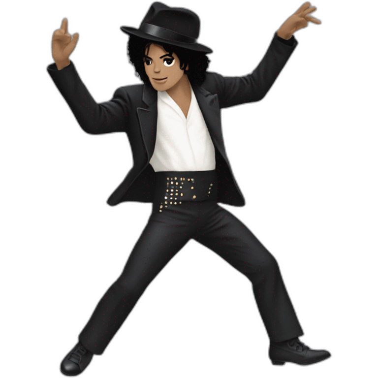 Michael Jackson moonwalking emoji