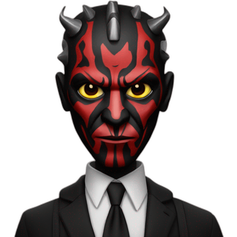 darth maul in a suit emoji