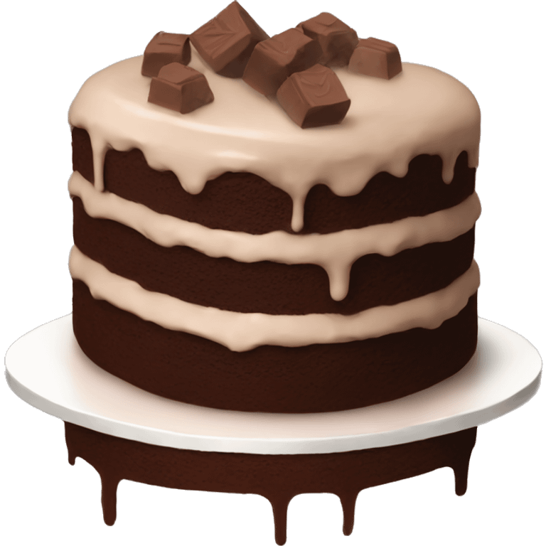 chocolate cake aesthetic emoji