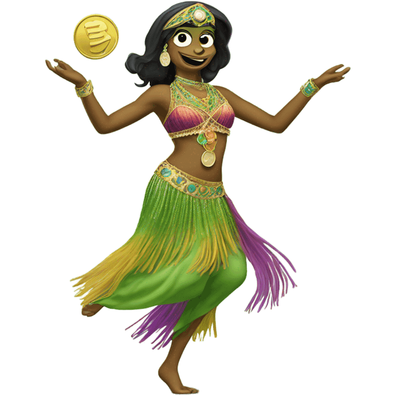 pepe as a bellydancer emoji