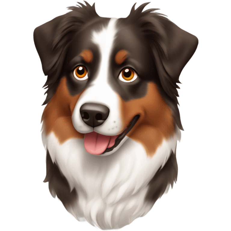 Australian shepherd red trye  emoji