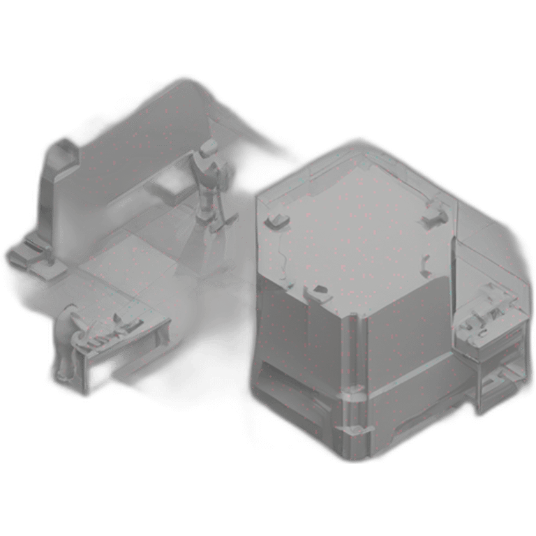 isometric hexagon solid outline border containing indoor creative factory woodworking metalworking people active working cnc machine tools simple clean industrial makerspace concrete #edc31b  emoji