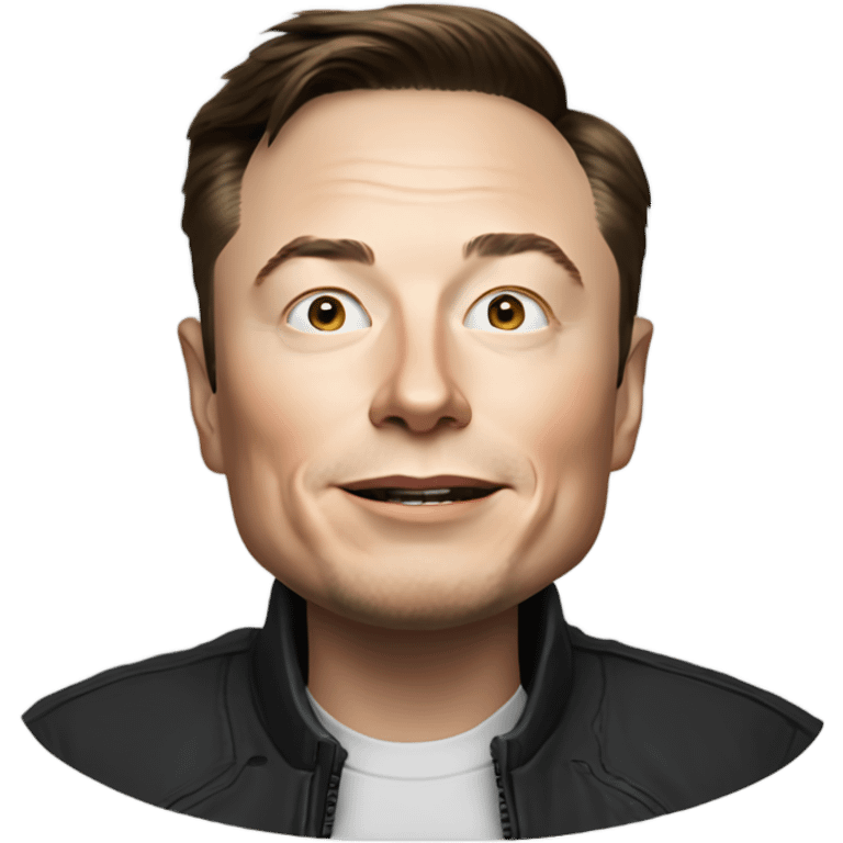 Elon Musk Bitcoin Moon emoji