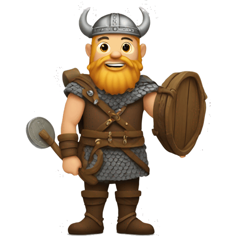 Viking with a bag of coins  emoji