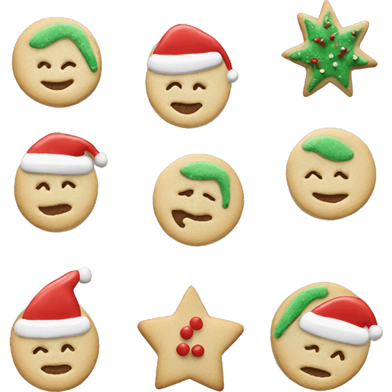 Christmas sugar cookies  emoji