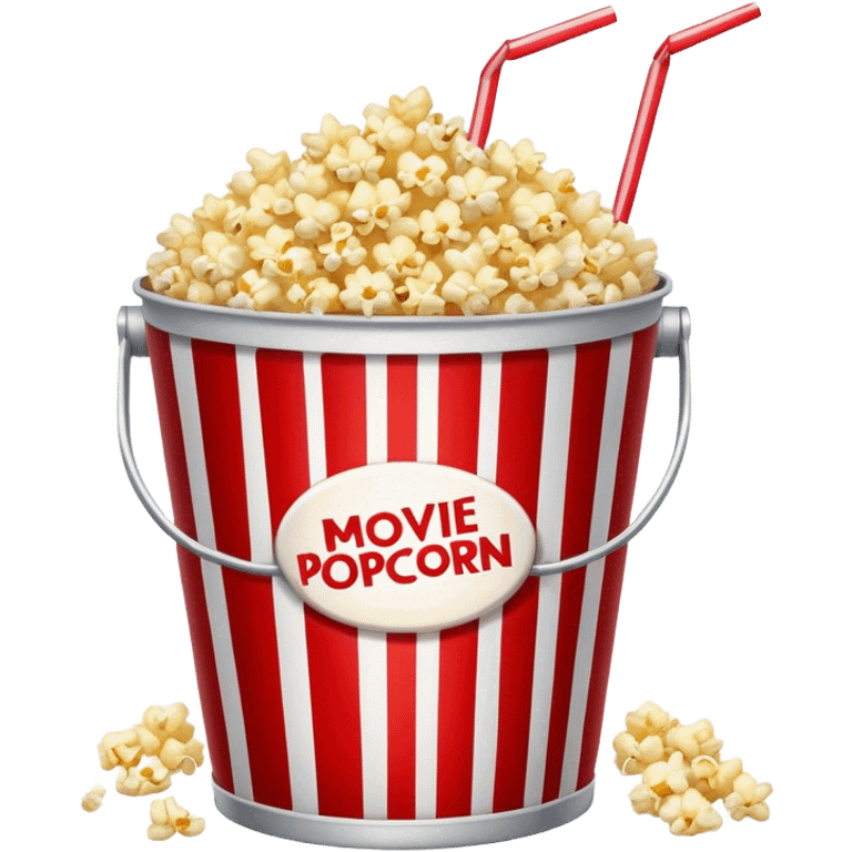 movie popcorn and soda emoji