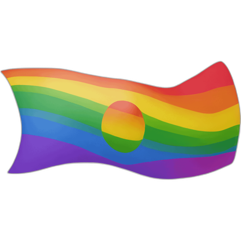 Bandera gay emoji