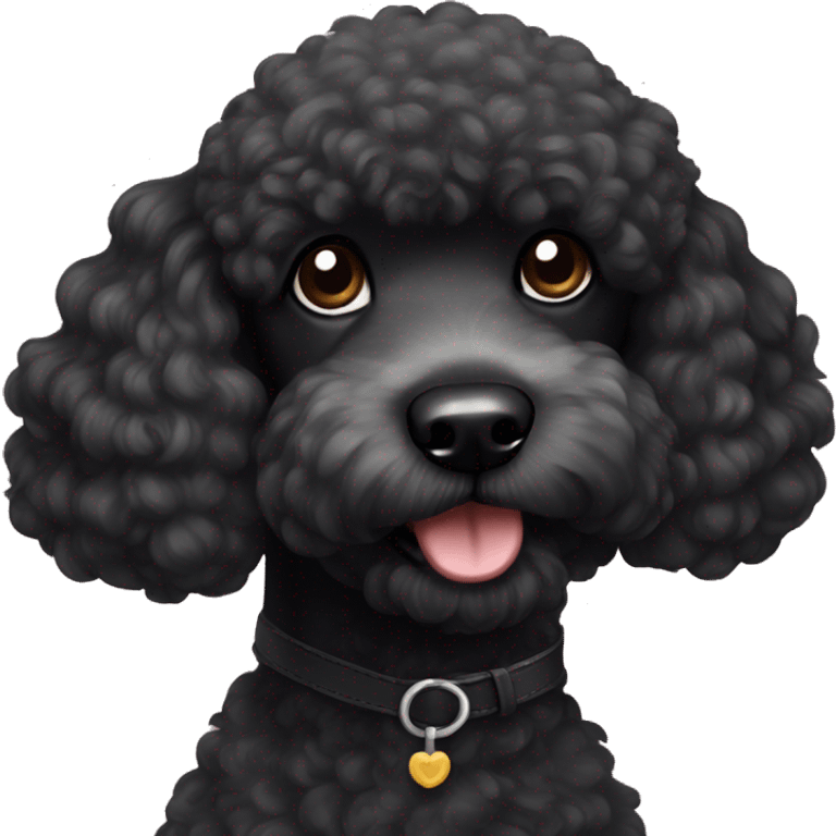 black poodle emoji